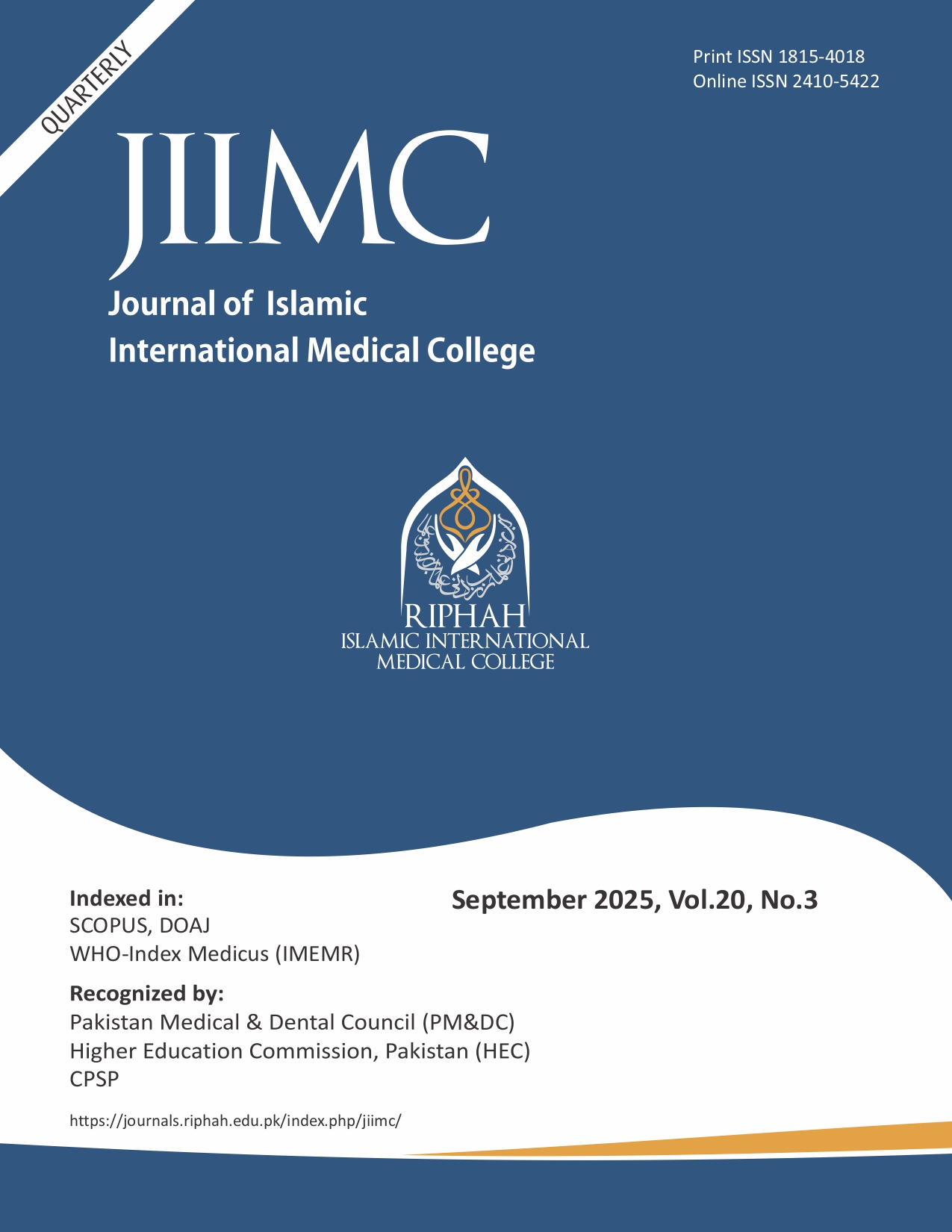 					View Vol. 20 No. 3 (2025): September
				