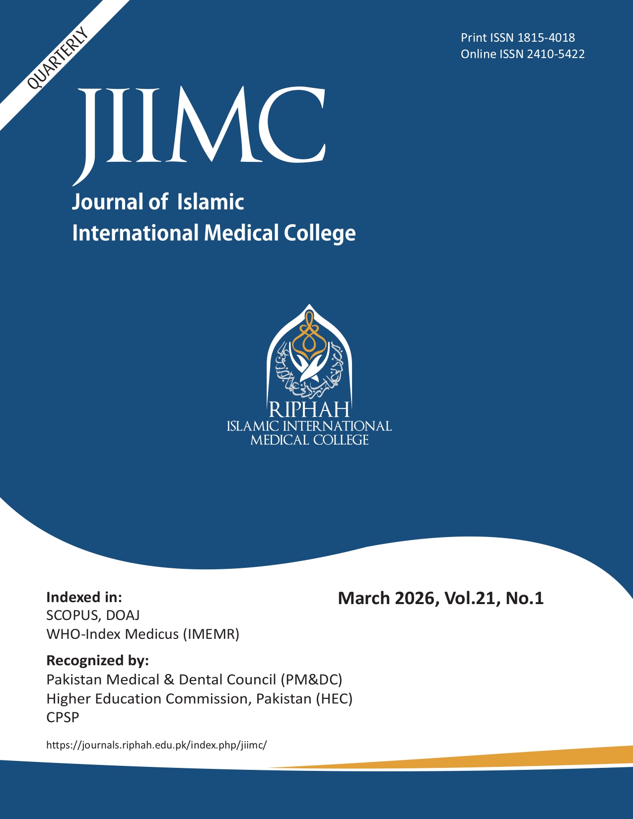 					View Vol. 21 No. 1 (2026): March
				